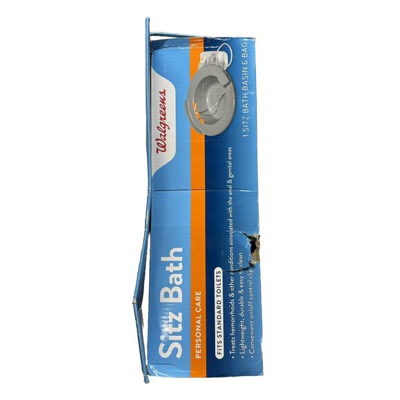 Walgreens Sitz Bath Basin Kit Personal Care Hemorrhoid Postpartum Relief Toilet - Picture 5 of 6